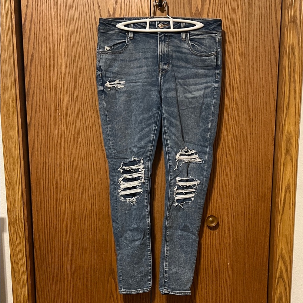 AE Distressed Next Level Stretch Jegging